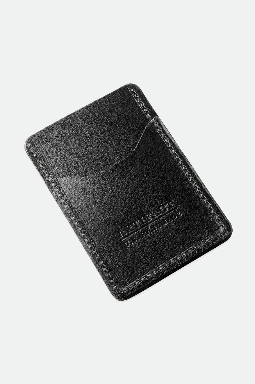 Accesorios Brixton Artifact Cuero Card Holder Wallet Unisex Negras | TBSU41698