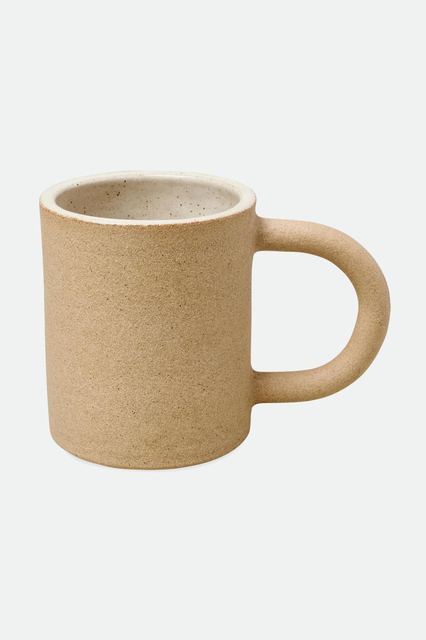 Accesorios Brixton O-M Hand Crafted Cerámico Mug Unisex Beige | WDFP61395