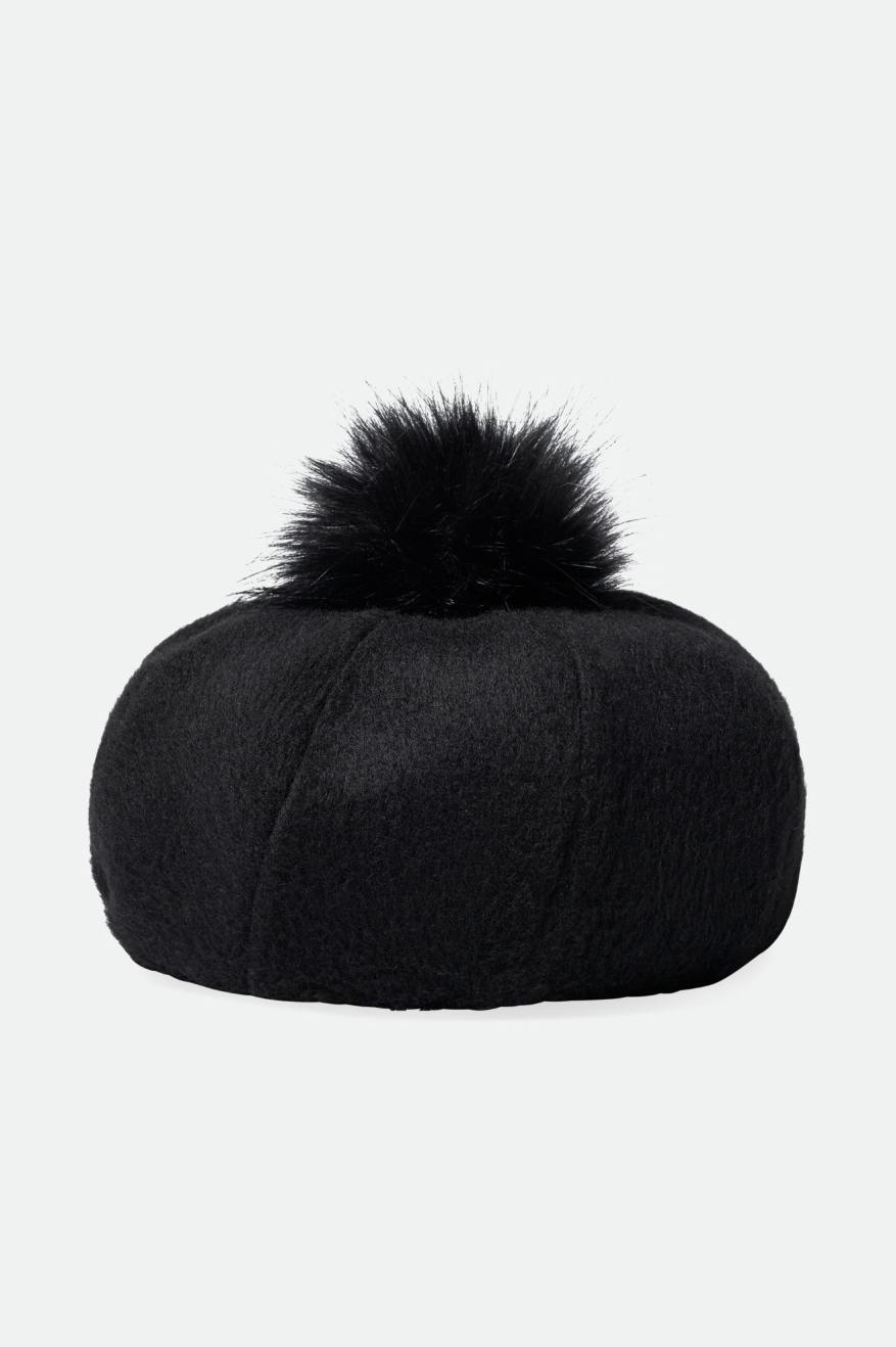 Boinas Brixton Natalie Oversized Pom Mujer Negras | GZPC08793