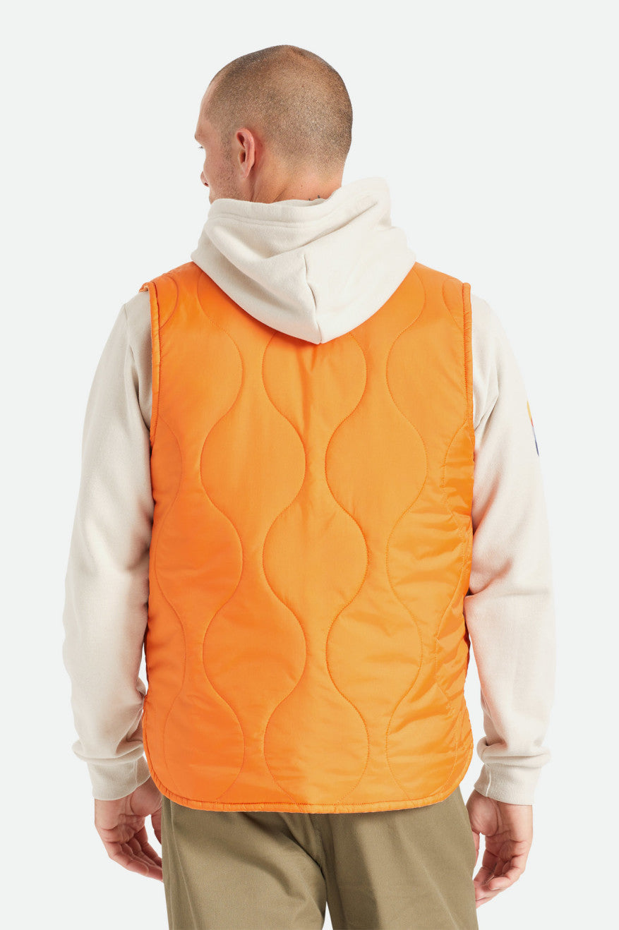 Chaquetas Brixton Abraham Reversible Vest Hombre Naranjas | NIHP79468