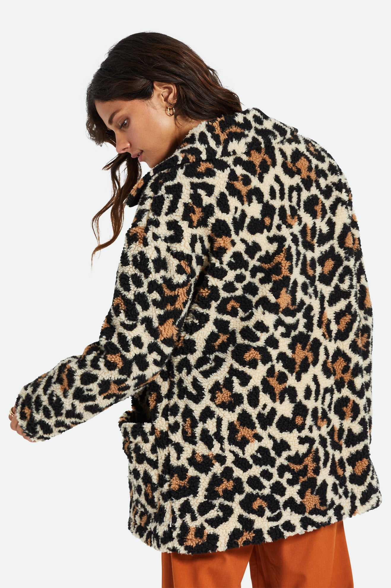 Chaquetas Brixton Bern Mujer Leopardo | UGBE40217