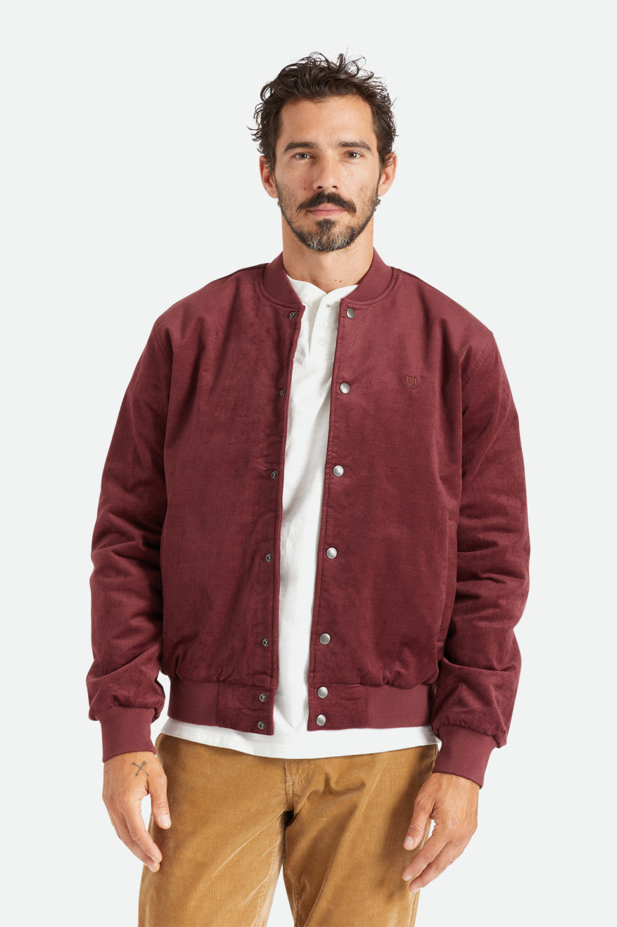 Chaquetas Brixton Dillinger Bomber Hombre Rojas | SZFJ17328