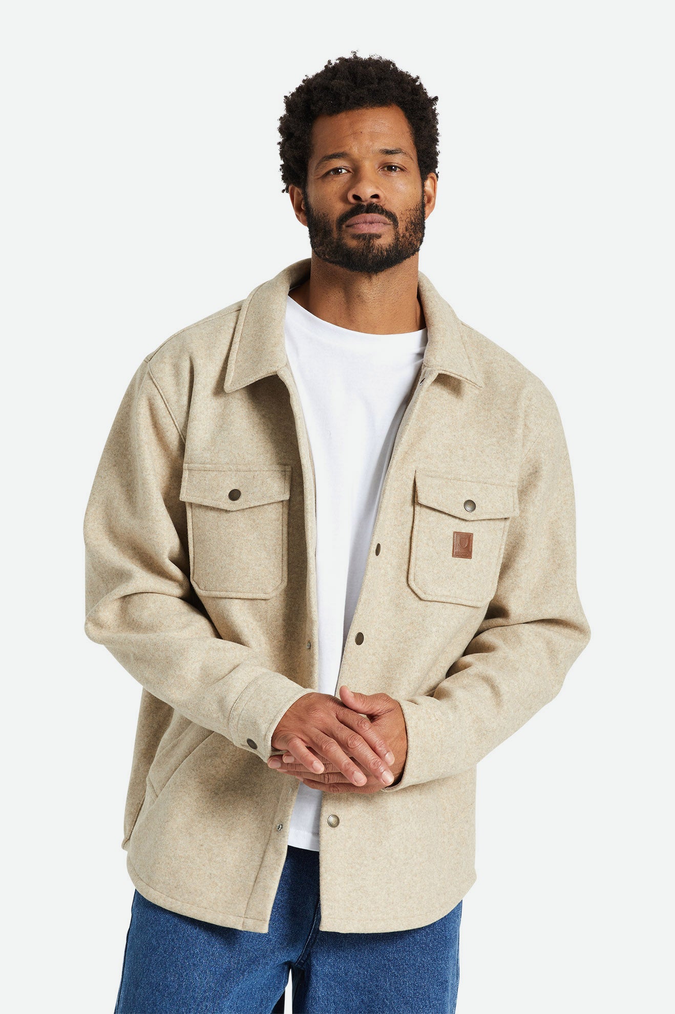 Chaquetas Brixton Durham Reserve Hombre Beige | CGMK08543