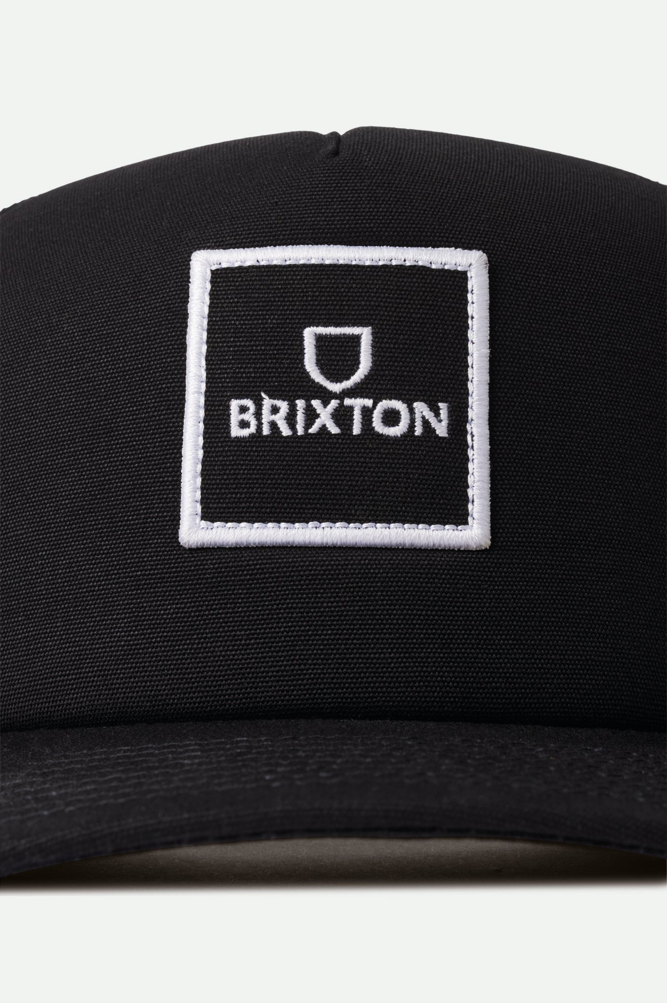 Gorras Brixton Alpha Block NetPlus MP Trucker Hat Hombre Negras | CTJZ81450