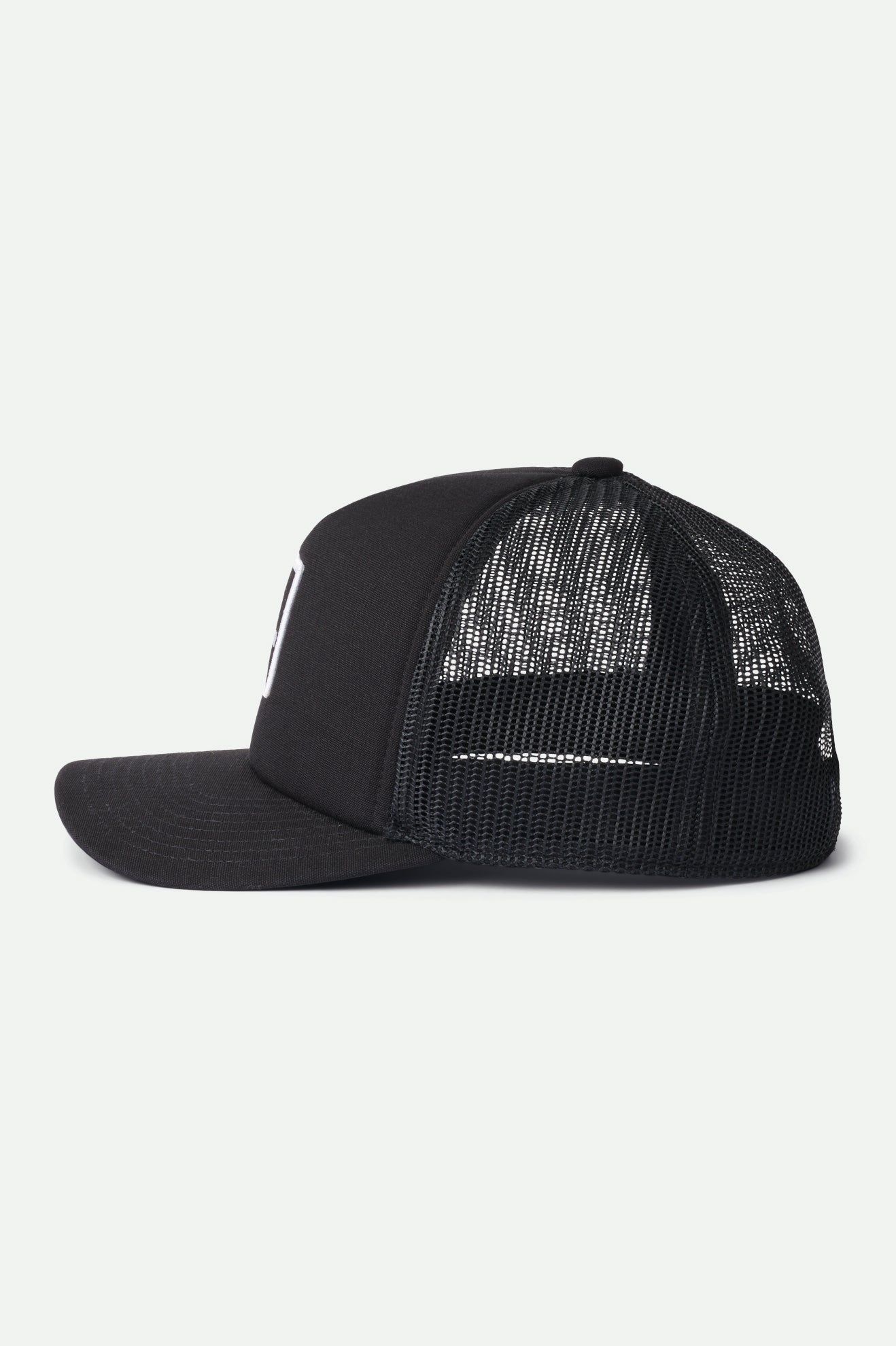 Gorras Brixton Alpha Block NetPlus MP Trucker Hat Hombre Negras | CTJZ81450