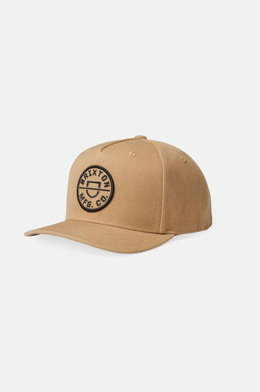 Gorras Brixton Crest C MP Hombre Beige | MWGS39168