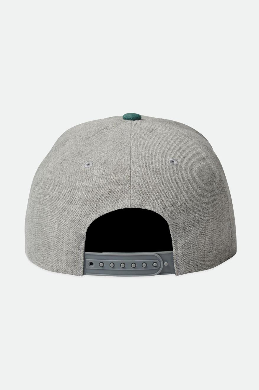 Gorras Brixton Crest C MP Hombre Gris Oscuro Verde Oscuro | HYVF90517