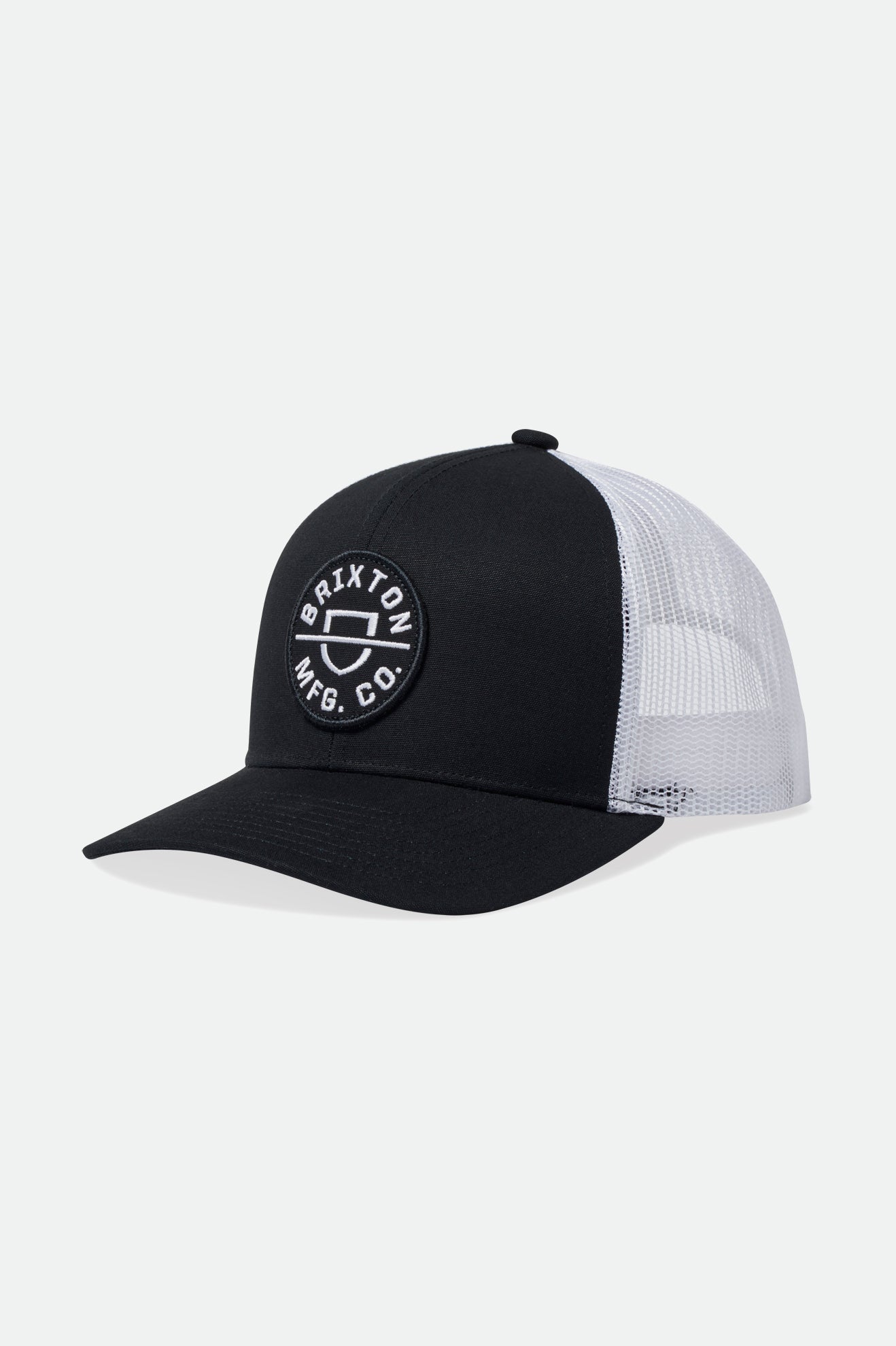 Gorras Brixton Crest NetPlus MP Trucker Hat Hombre Negras | AXVB61407