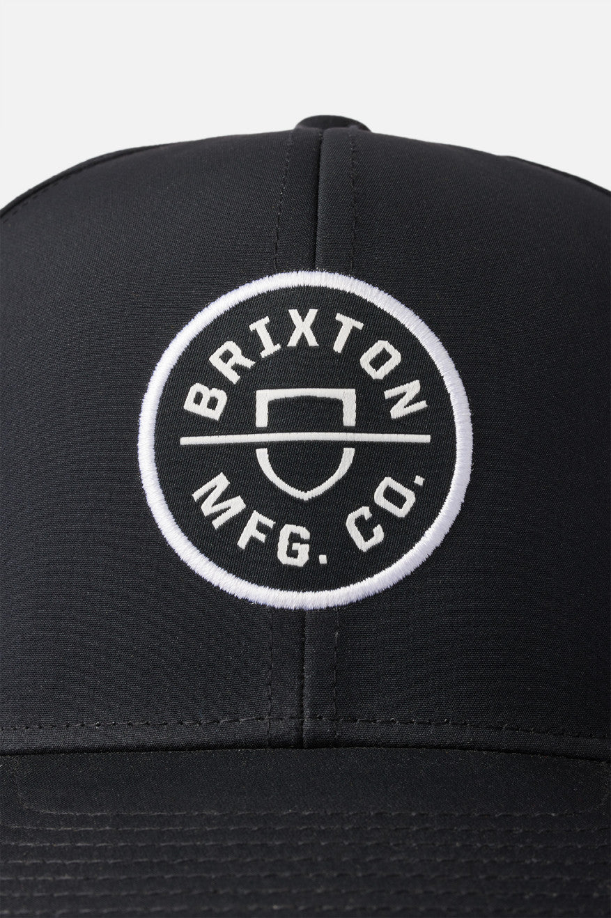 Gorras Brixton Crest Netplus MP Hombre Negras | XJEN28370