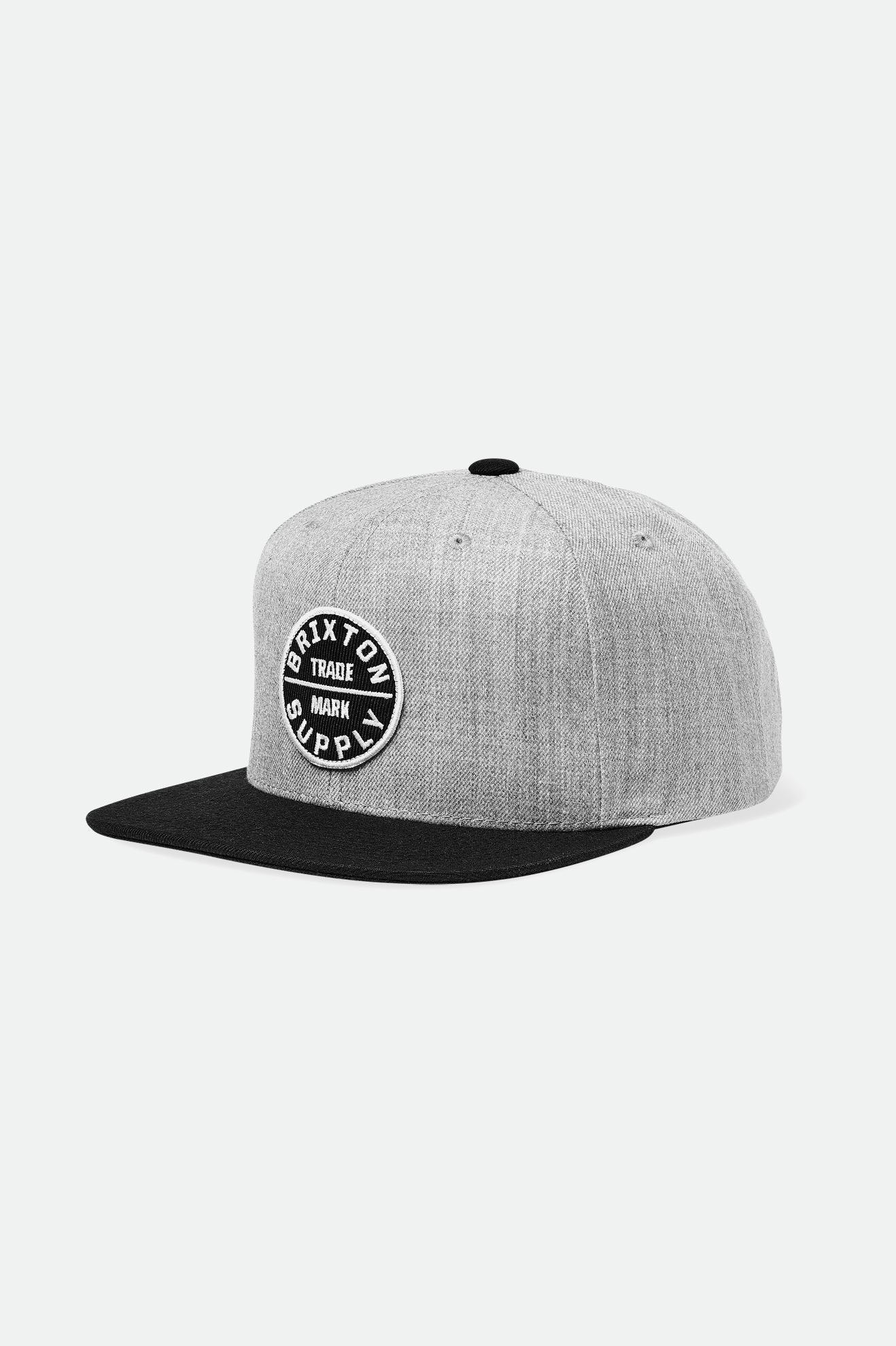 Gorras Brixton Oath III Hombre Gris Claro Negras | FYDL27038