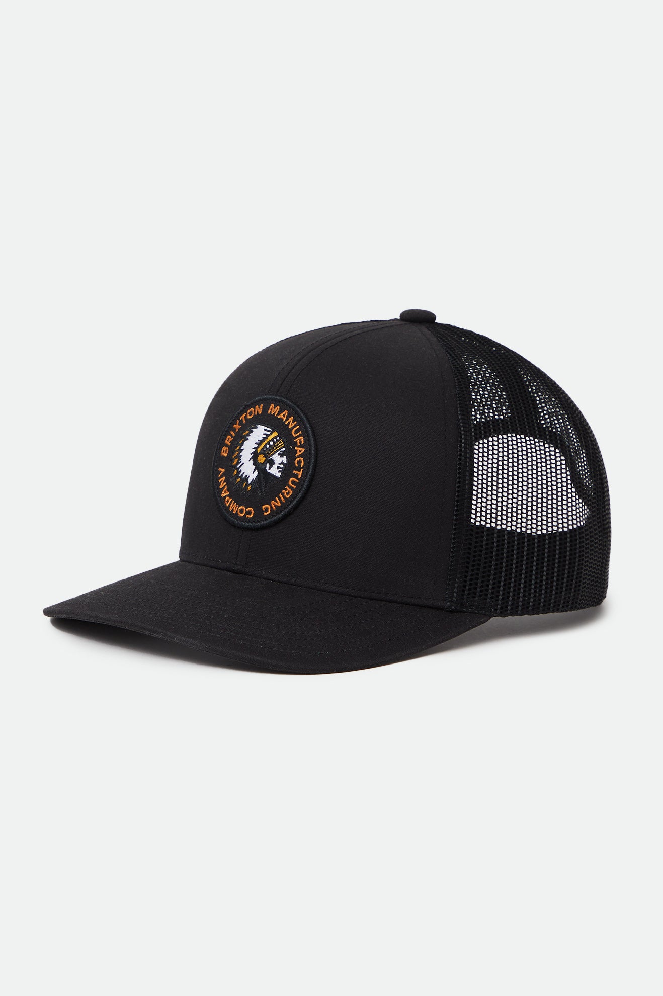 Gorras Brixton Rival Stamp NetPlus MP Trucker Hat Hombre Negras | JTIK95287