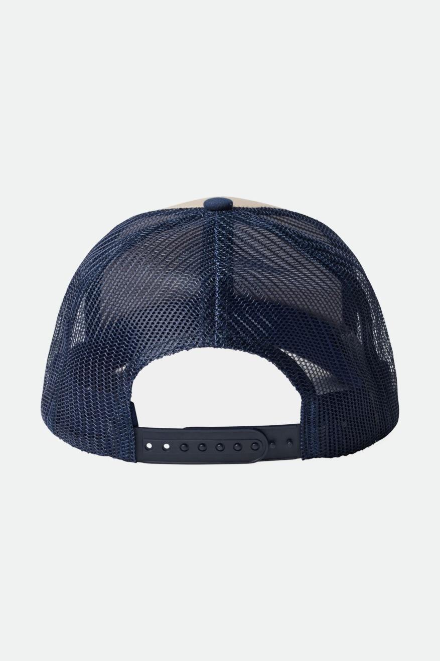 Gorras Brixton Rival Stamp NetPlus MP Trucker Hat Hombre Azul Marino | ZBDC46890