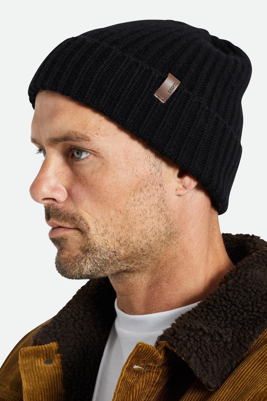 Gorros Brixton Heist Reserve Cashmere Hombre Negras | UDFH09317