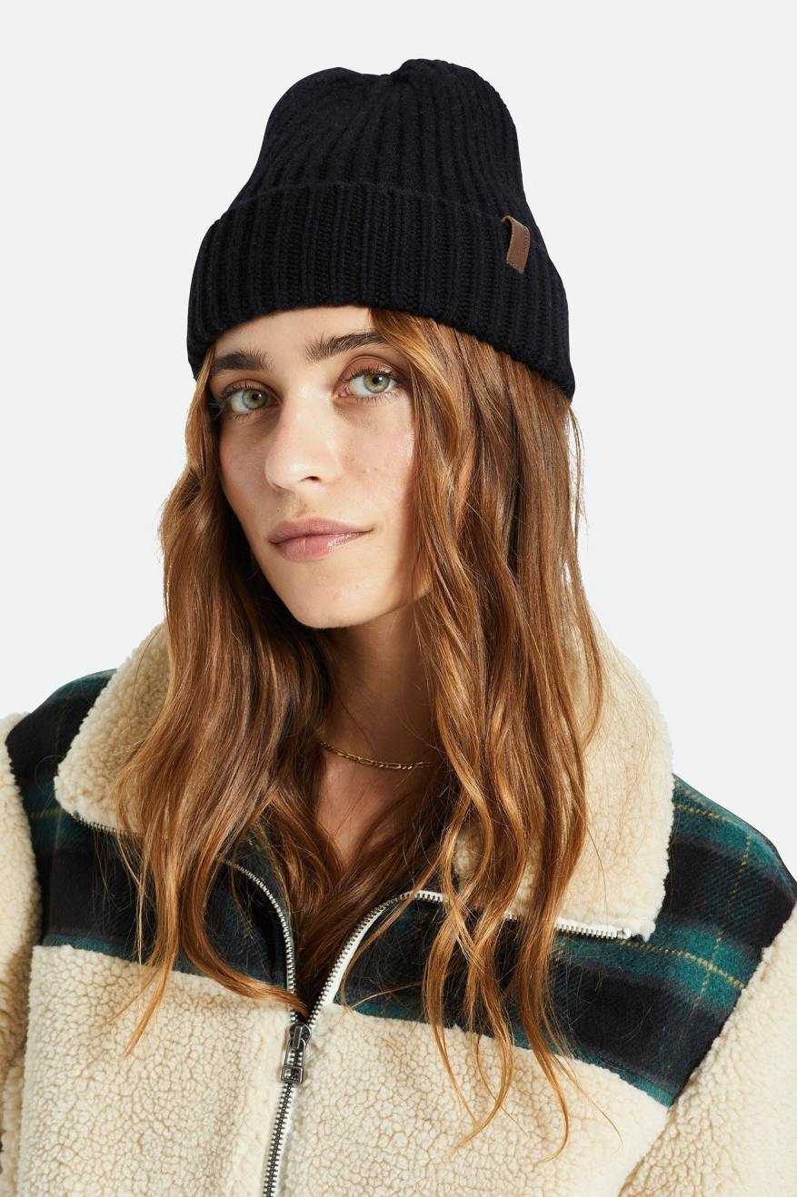 Gorros Brixton Heist Reserve Cashmere Mujer Negras | HVFL67921