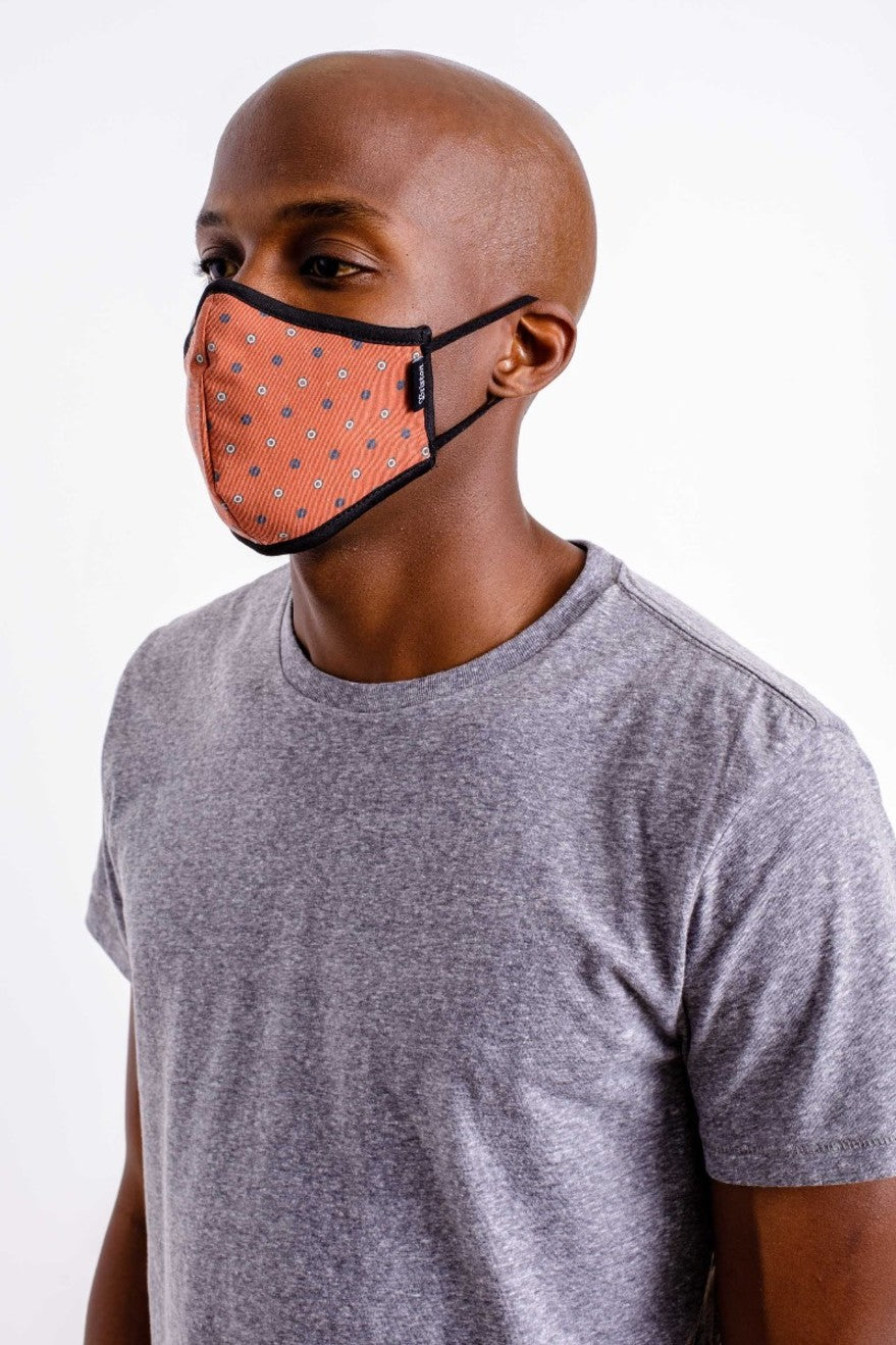 Mascarilla Brixton Antimicrobial 4-Way Stretch Unisex Rosas | ZPTE14850