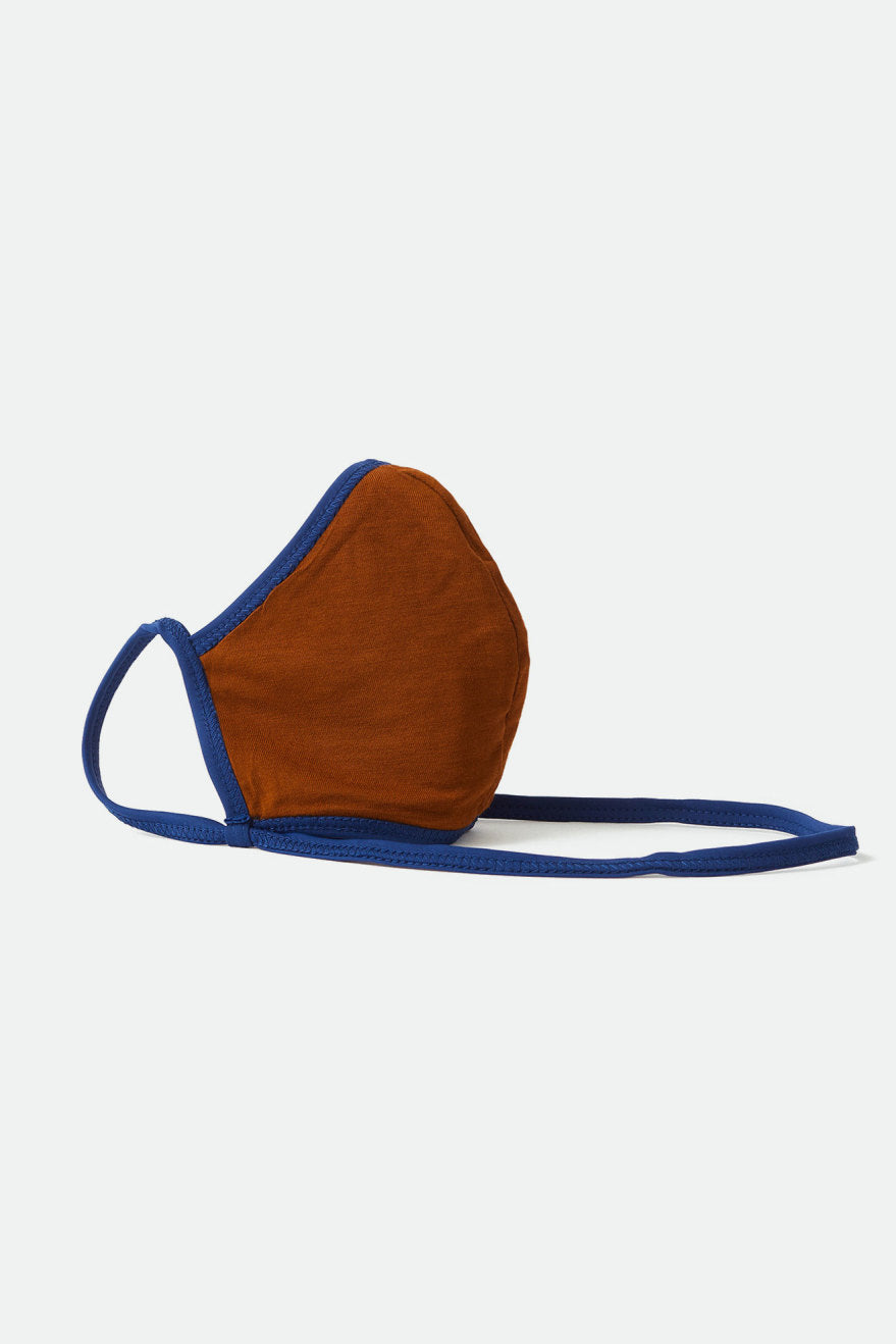 Mascarilla Brixton Everything Unisex Azul Marino Marrones | IMCX41063