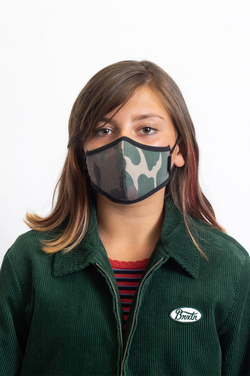 Mascarilla Brixton Youth Antimicrobial Unisex Camuflaje | GYWN38067