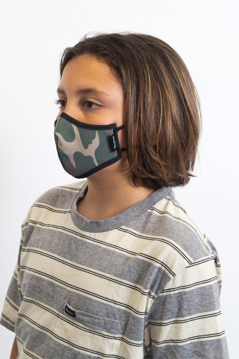 Mascarilla Brixton Youth Antimicrobial Unisex Camuflaje | GYWN38067