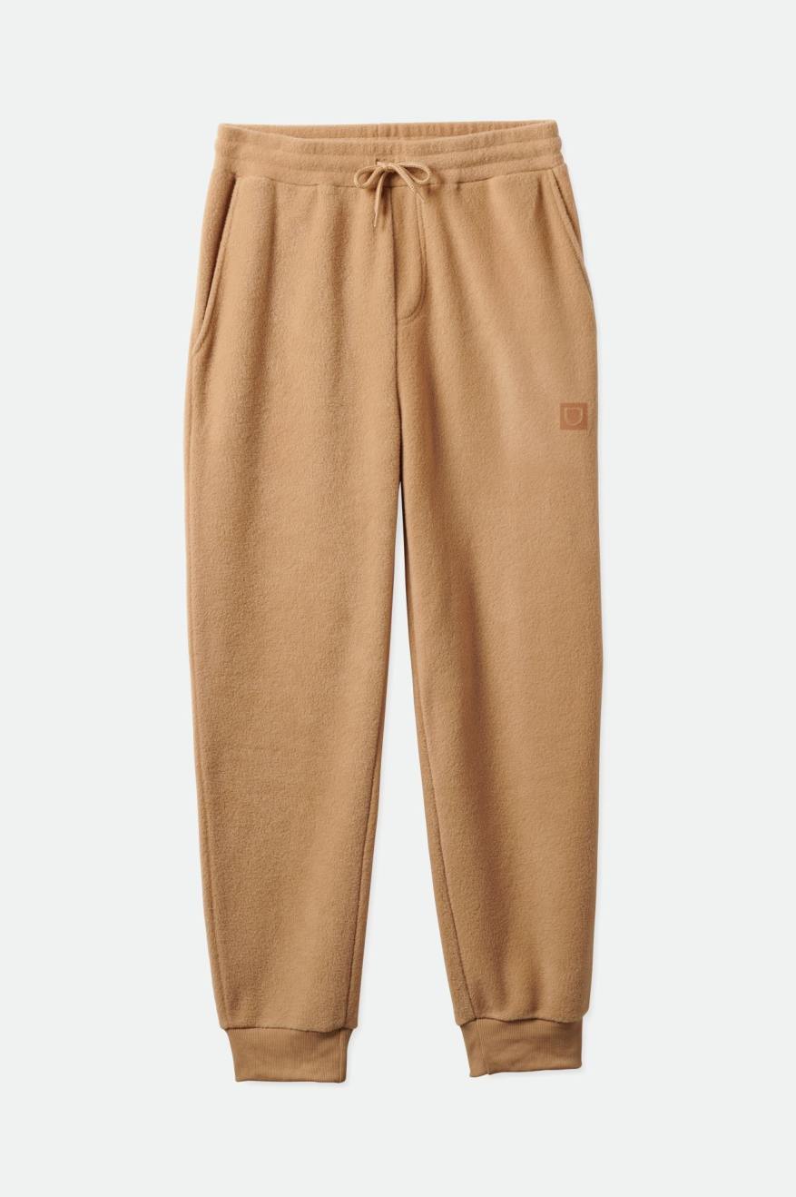 Pantalones Brixton Blanket Fleece Jogger Hombre Beige | ICTJ64359