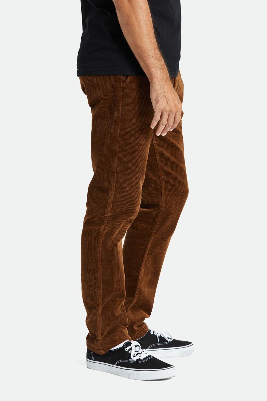 Pantalones Brixton Choice Chino Regular Hombre Marrones | FCIV54076