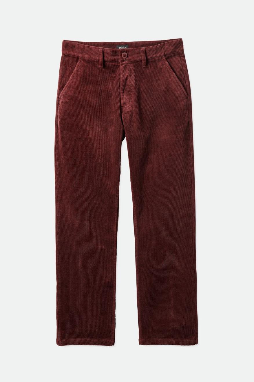 Pantalones Brixton Choice Chino Regular Hombre Rojas | GUPK38019