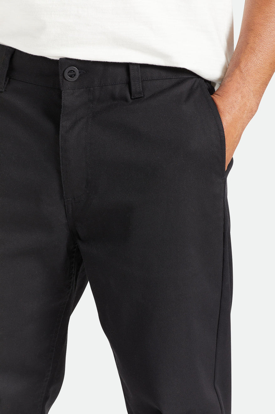 Pantalones Brixton Choice Chino Relaxed Hombre Negras | CNAR62503