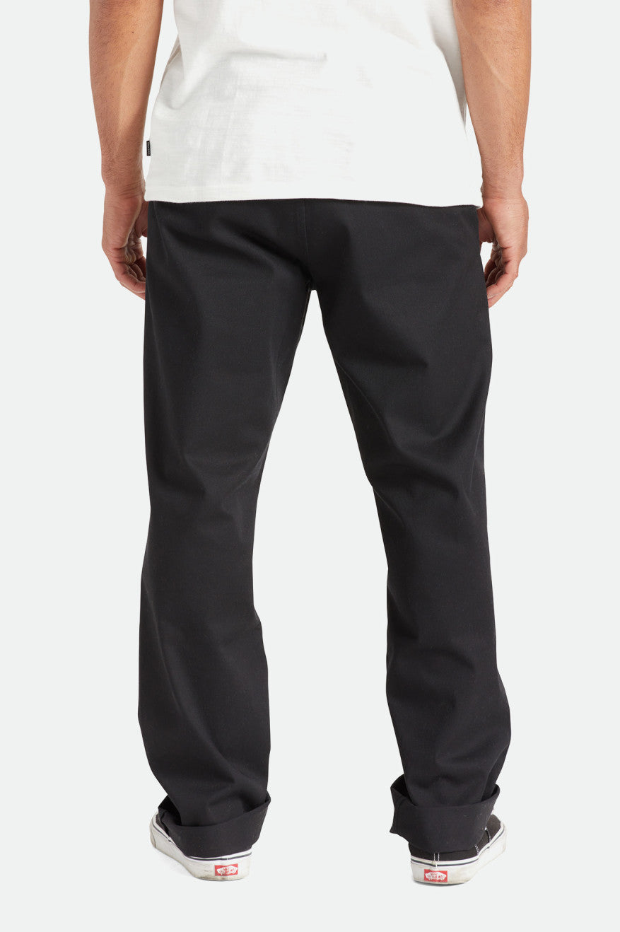 Pantalones Brixton Choice Chino Relaxed Hombre Negras | CNAR62503