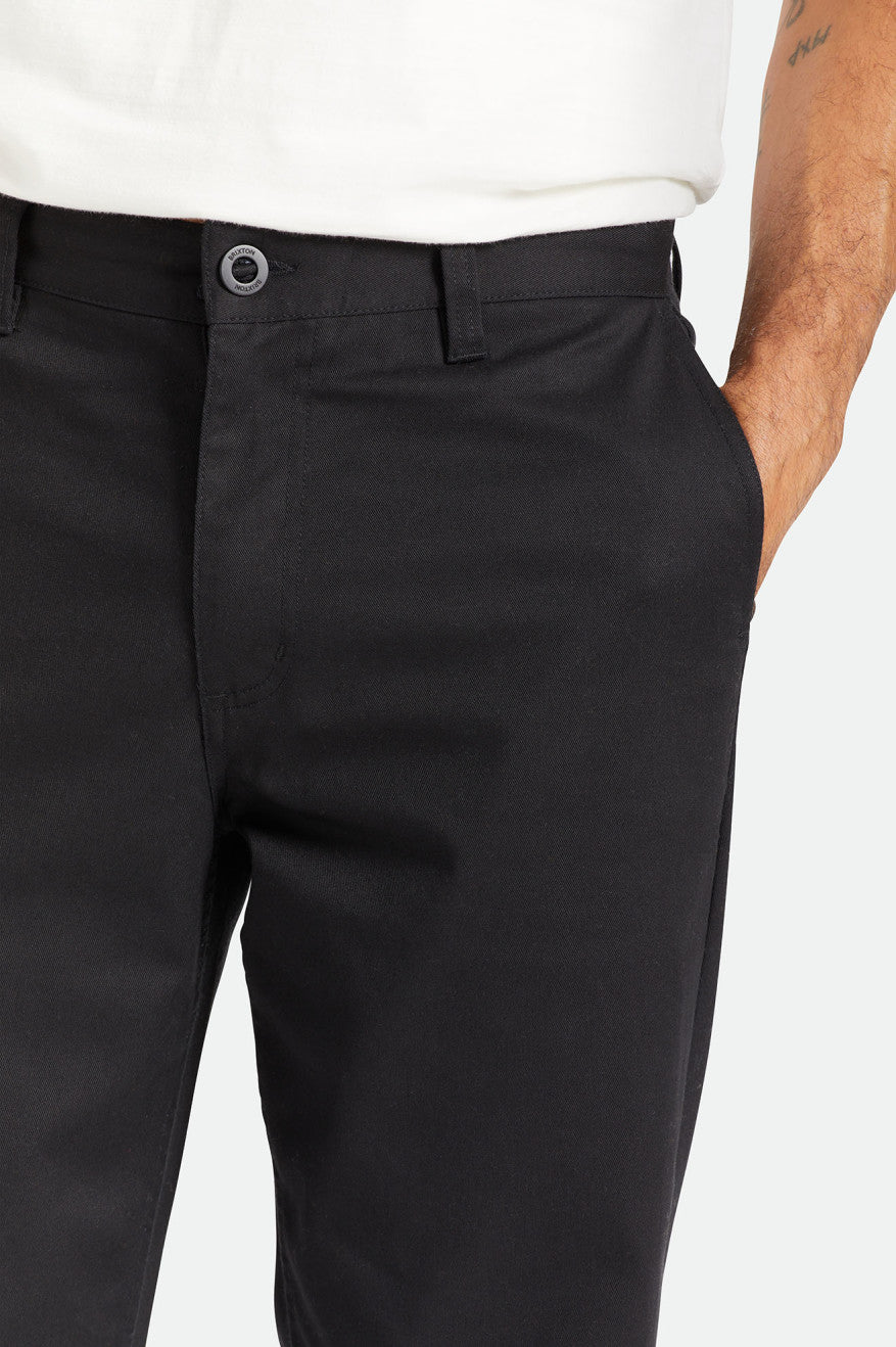 Pantalones Brixton Choice Chino Relaxed Hombre Negras | CNAR62503