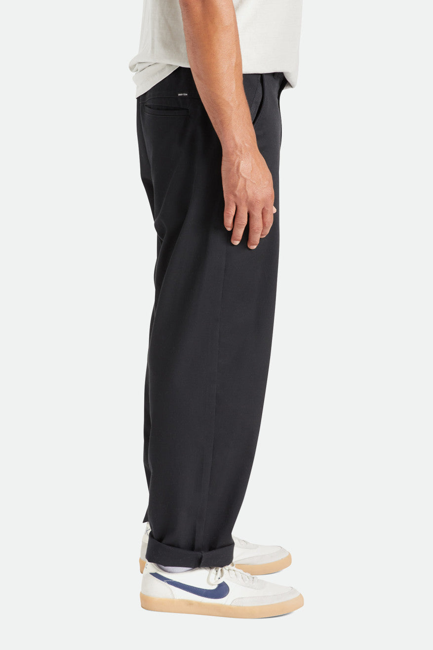 Pantalones Brixton Medina Hombre Negras | VPTR56087