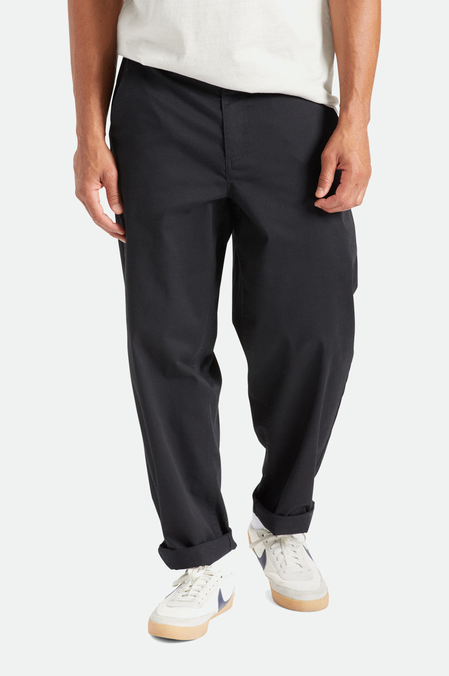 Pantalones Brixton Medina Hombre Negras | VPTR56087