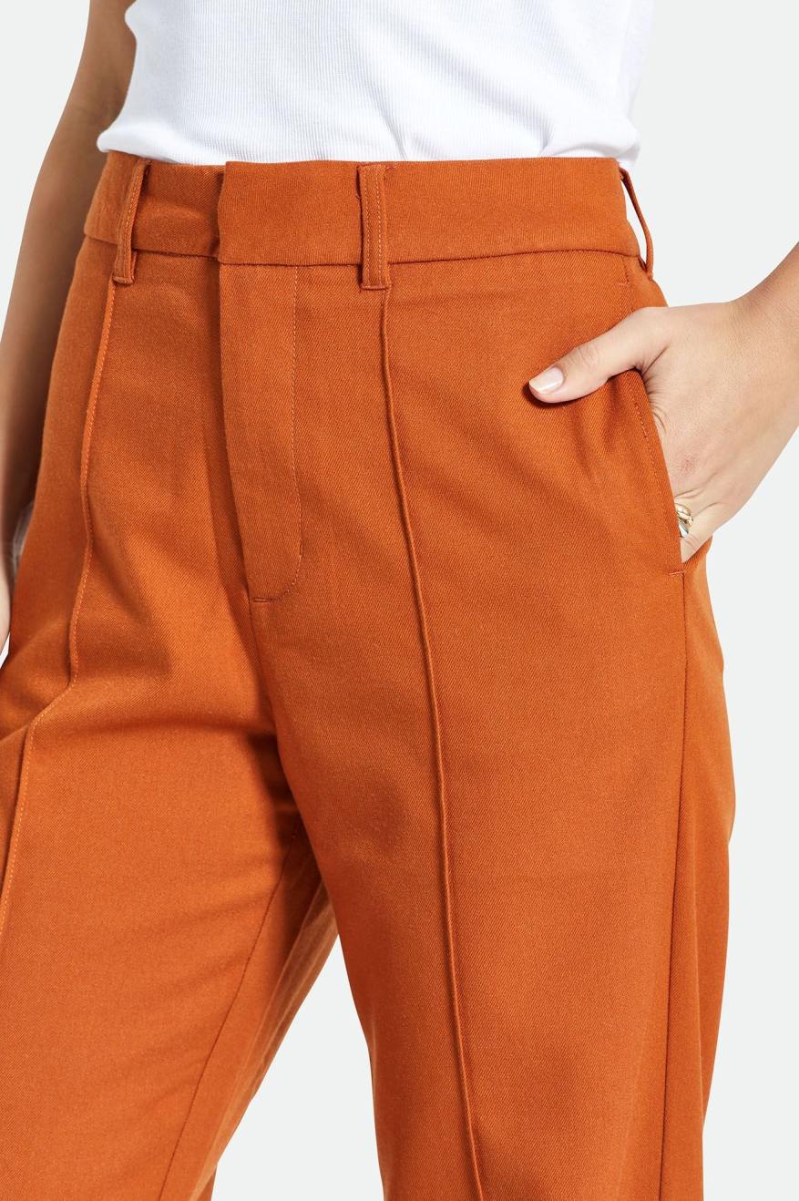 Pantalones Brixton Retro Trouser Mujer Naranjas | FKNG78520