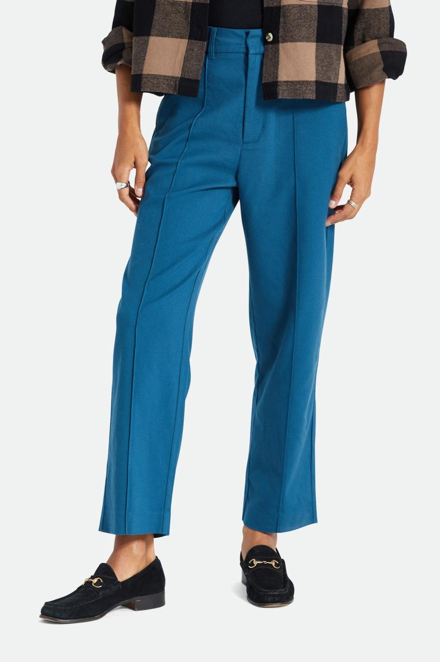 Pantalones Brixton Retro Trouser Mujer Turquesa | TLCB18073