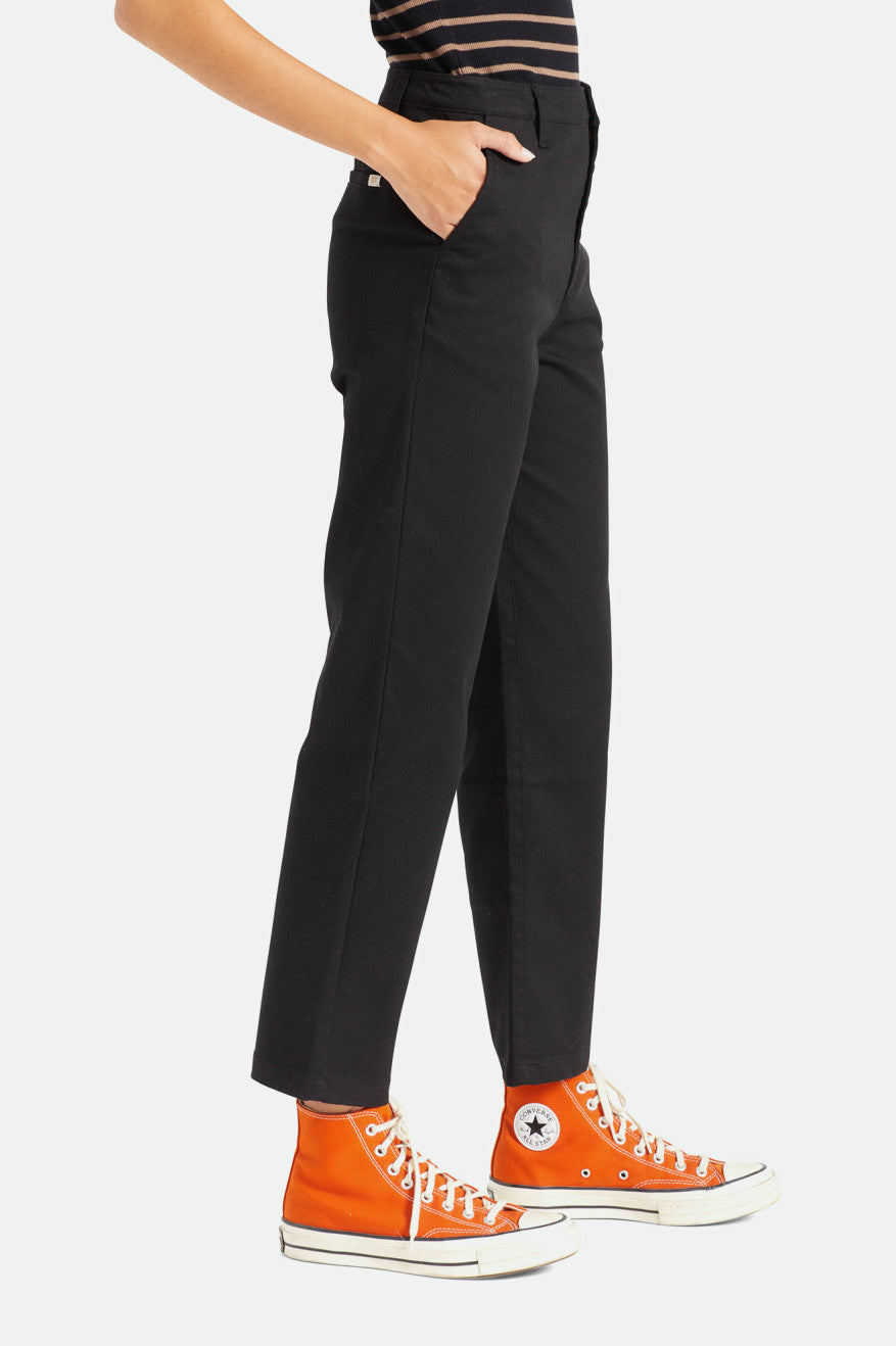 Pantalones Brixton Victory Mujer Negras | CJQX69523