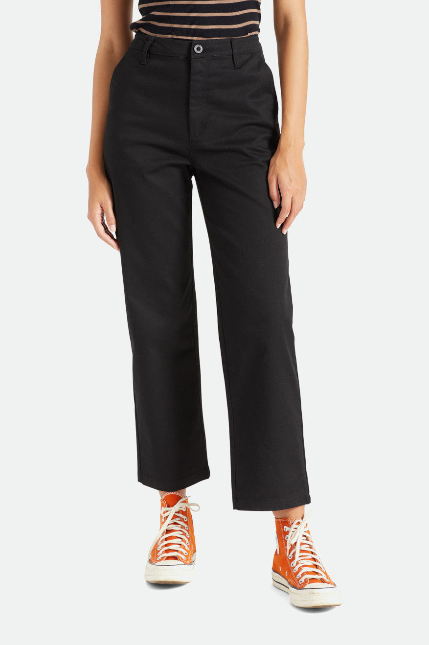 Pantalones Brixton Victory Mujer Negras | CJQX69523