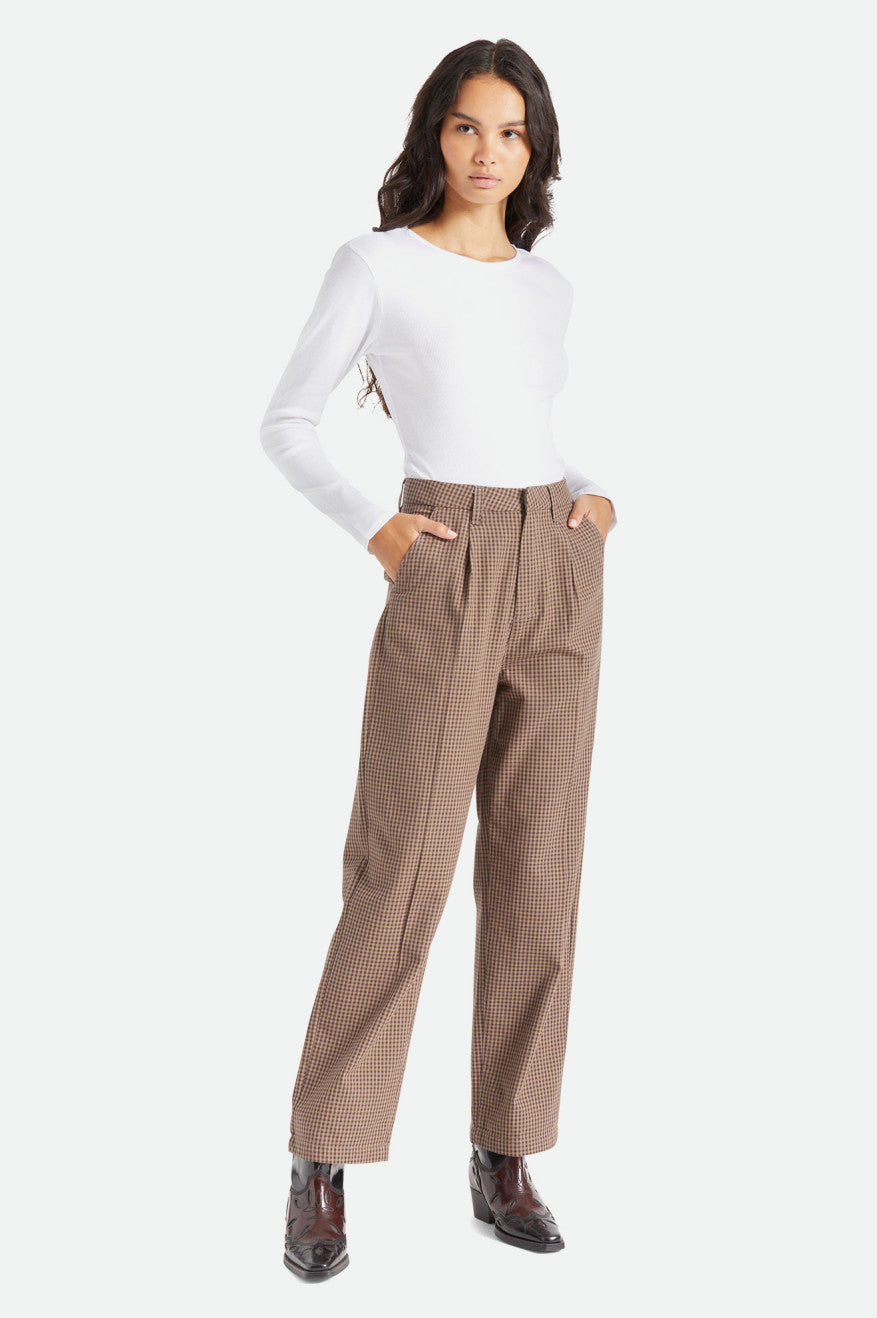 Pantalones Brixton Victory Trouser Mujer Verde Oscuro | EOTX17062