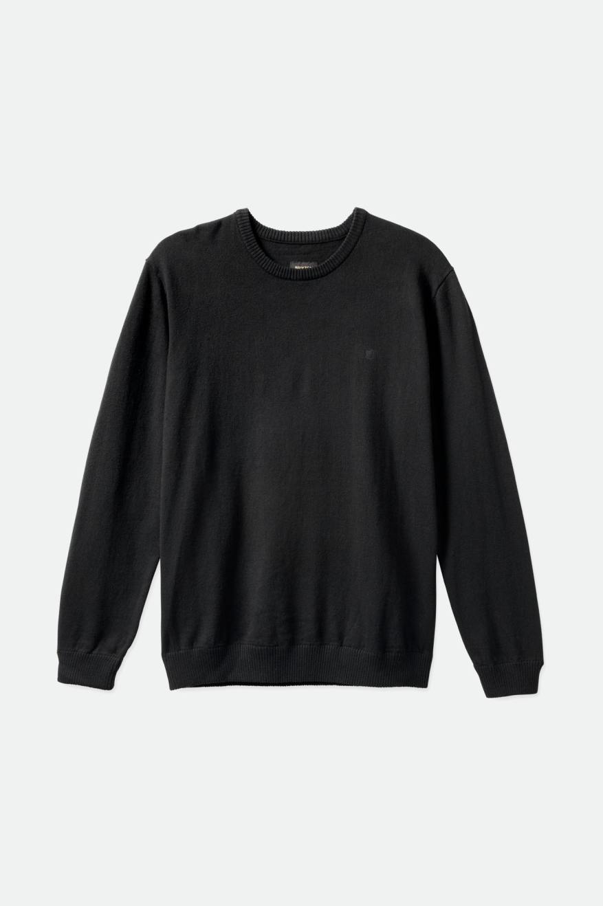 Prendas De Punto Brixton Reserve Cashmere Sueter Hombre Negras | SVEK78032