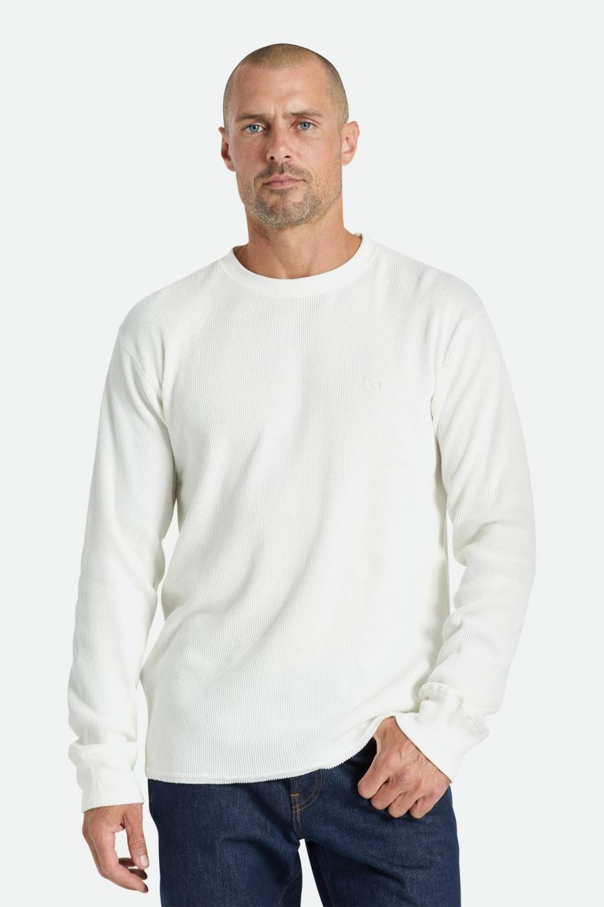 Prendas De Punto Brixton Reserve Thermal L/S Hombre Blancas | GRAE06418