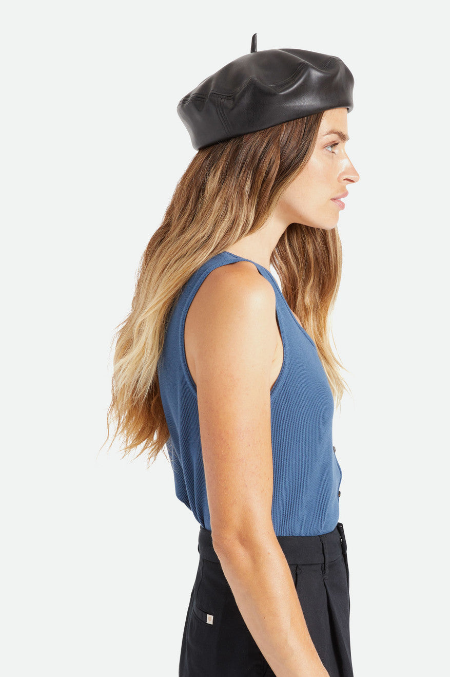 Sombreros Brixton Audrey II Beret Mujer Negras | GUZE80469