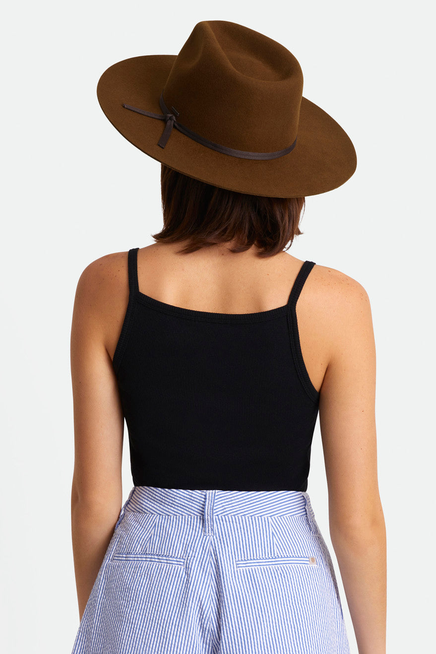 Sombreros Brixton Cohen Cowboy Hat Mujer Cafe | HMEU69283