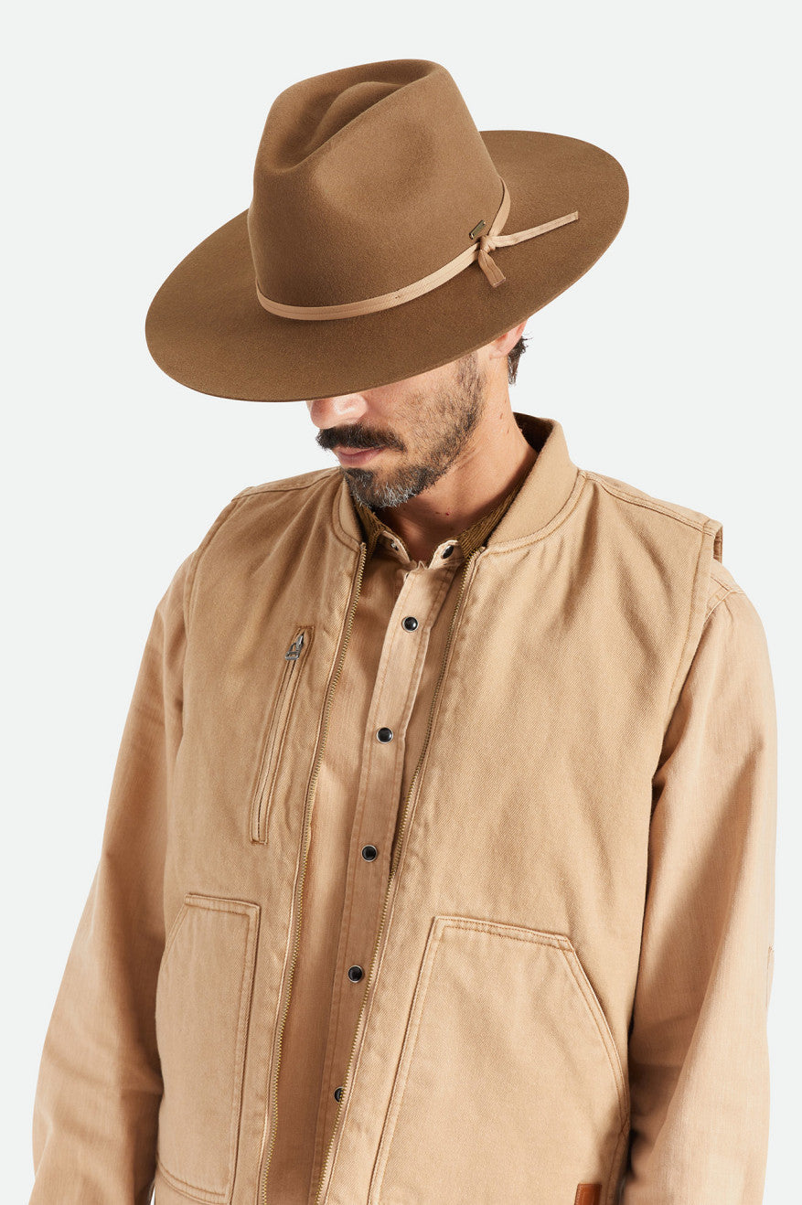 Sombreros Brixton Cohen Cowboy Hombre Beige | GTBY86754