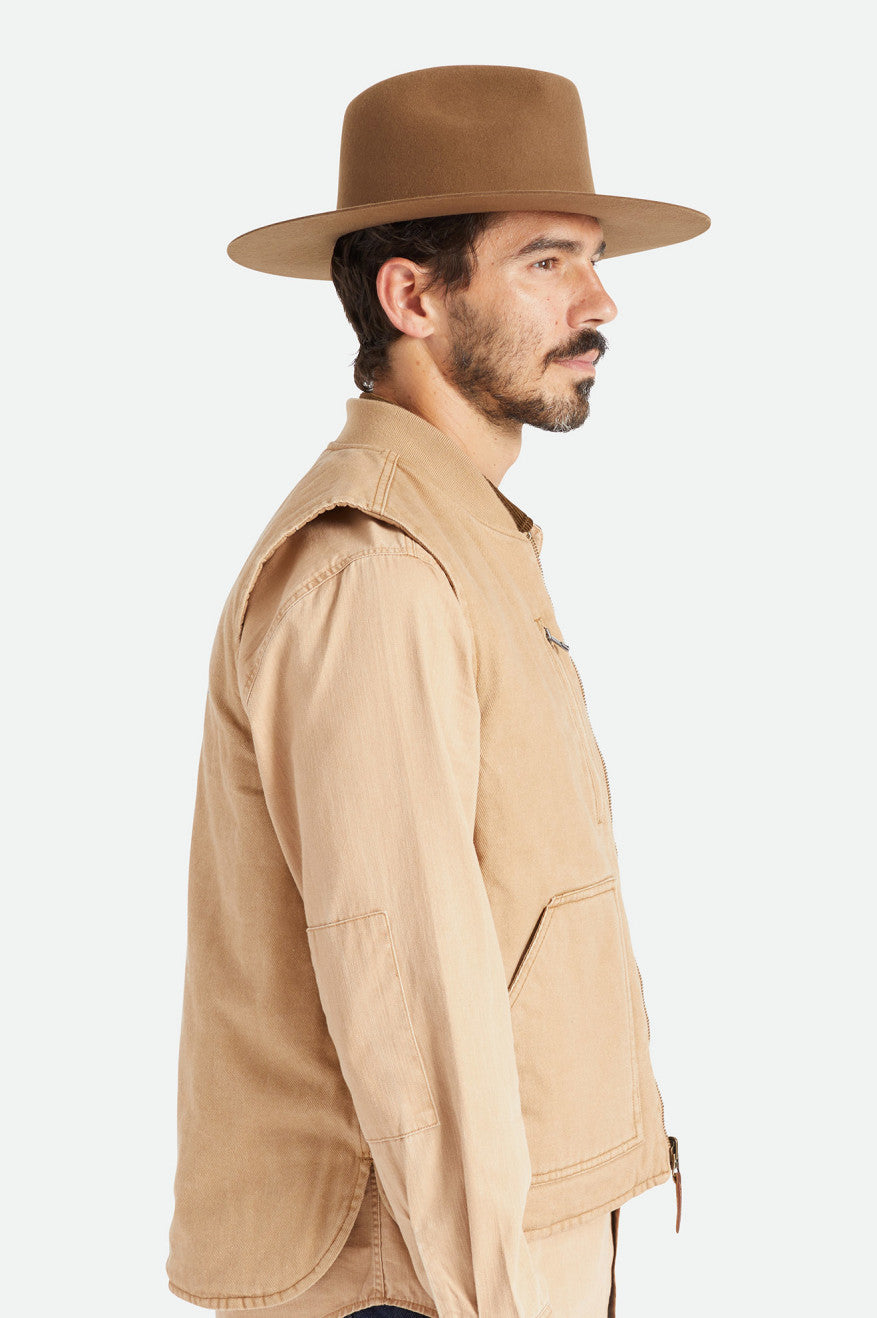 Sombreros Brixton Cohen Cowboy Hombre Beige | GTBY86754