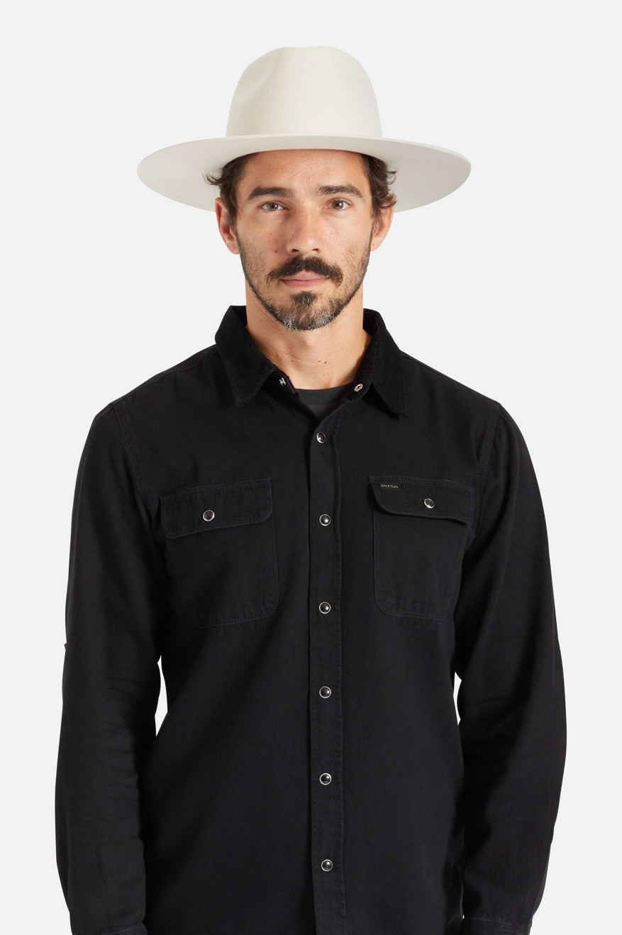 Sombreros Brixton Cohen Cowboy Hombre Blancas | WVFK87051