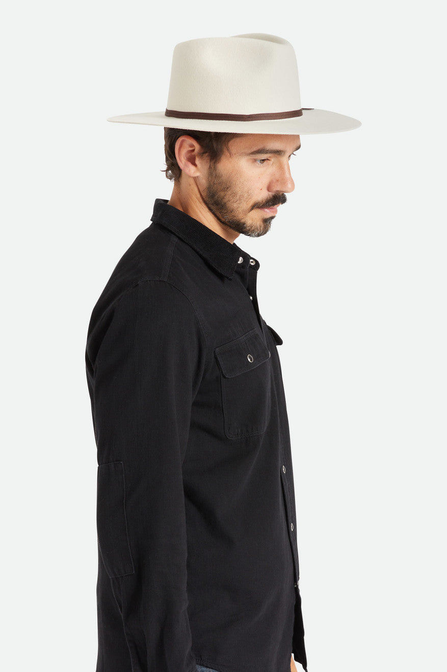 Sombreros Brixton Cohen Cowboy Hombre Blancas | WVFK87051