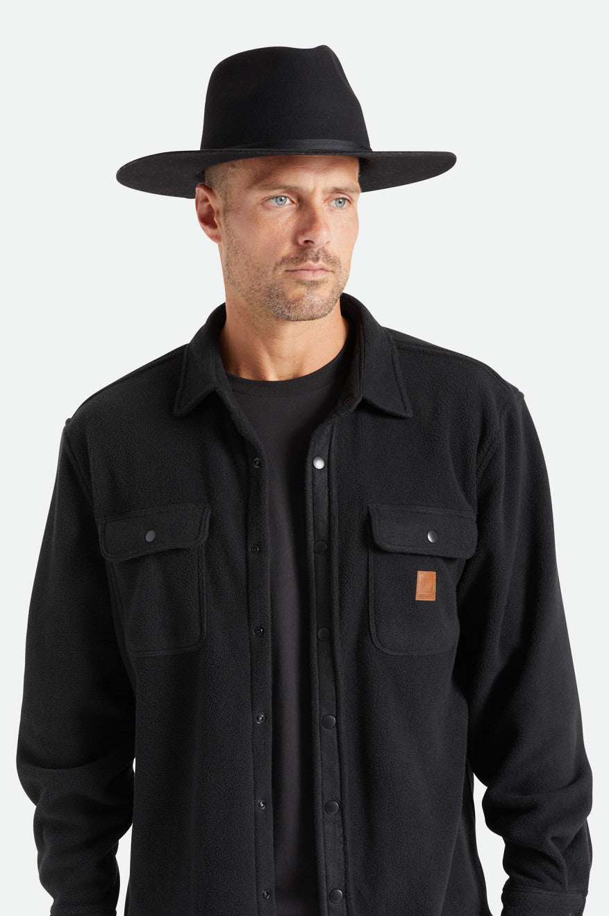 Sombreros Brixton Cohen Cowboy Hombre Negras | EFWJ36947