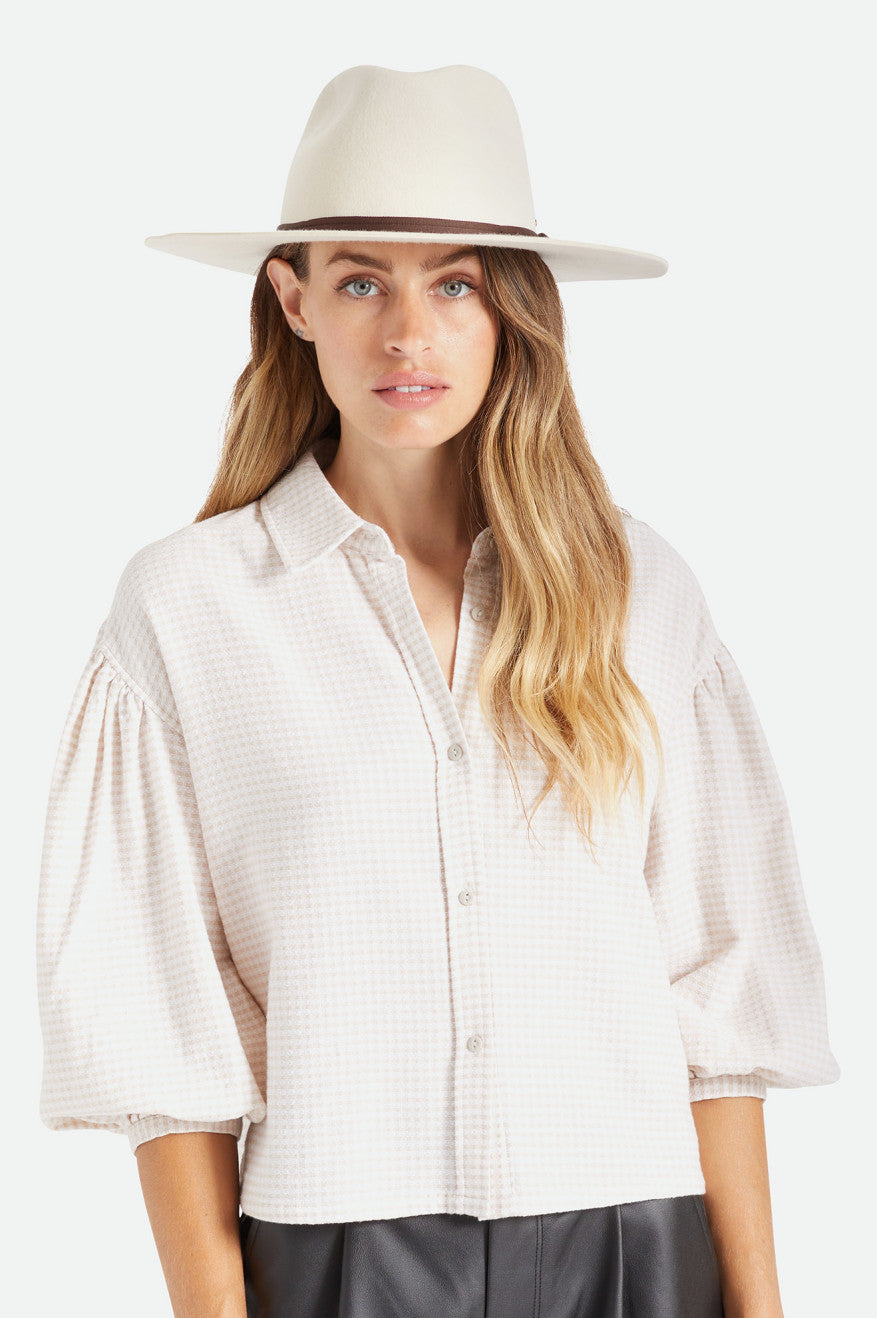 Sombreros Brixton Cohen Cowboy Mujer Blancas | ONJV63049