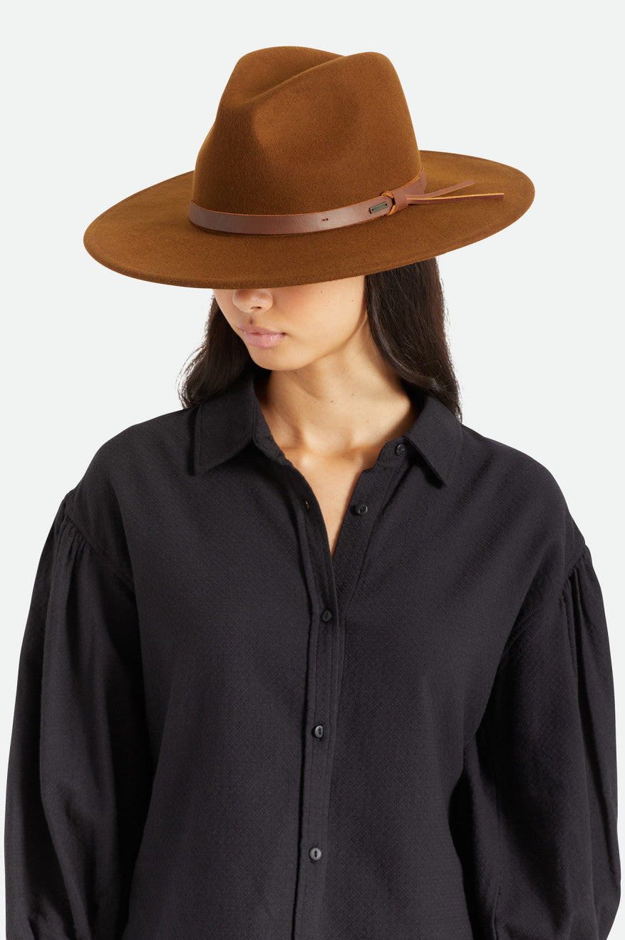 Sombreros Brixton Field Proper Hat Mujer Cafe | OASW45136