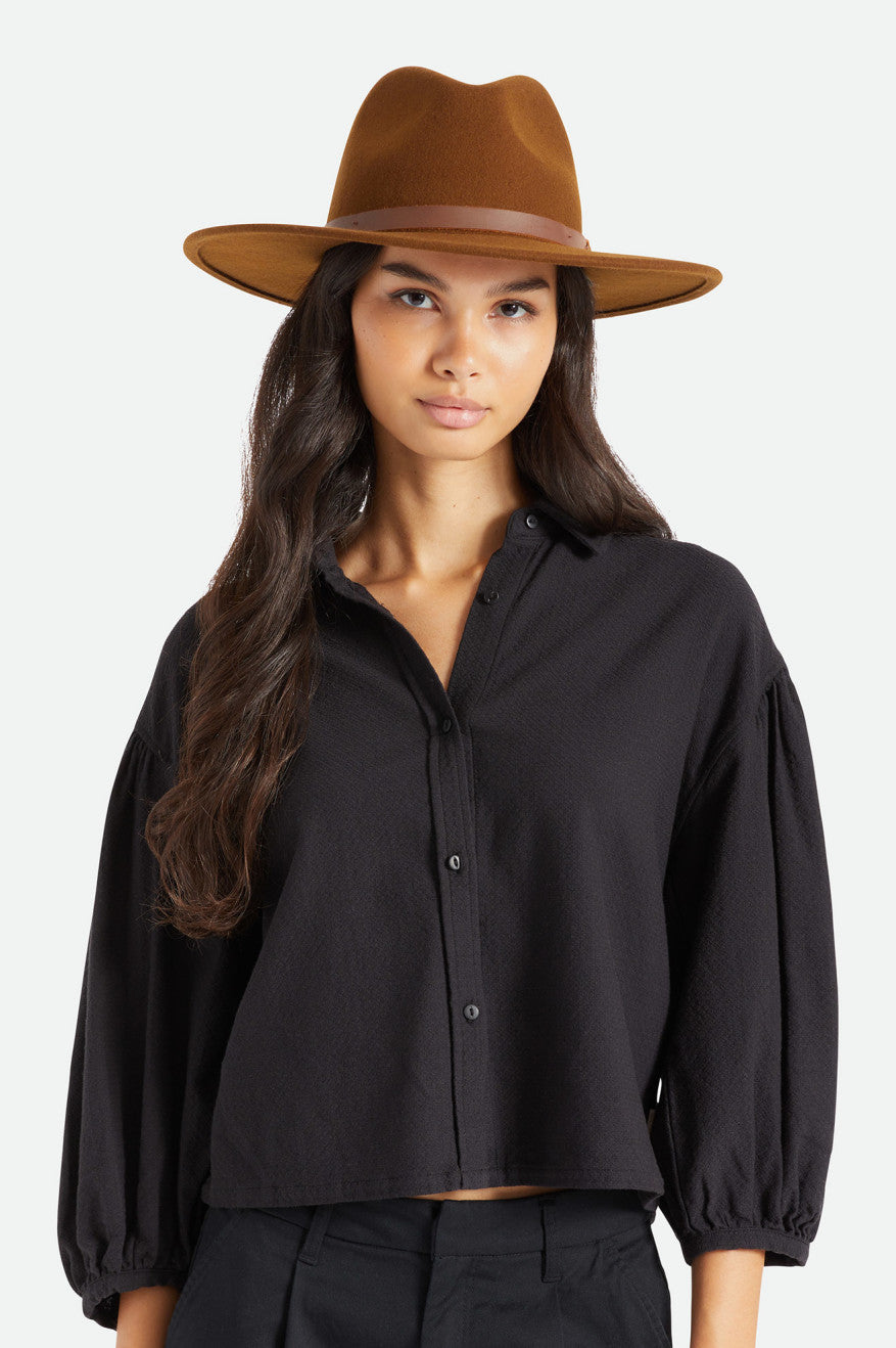 Sombreros Brixton Field Proper Hat Mujer Cafe | OASW45136