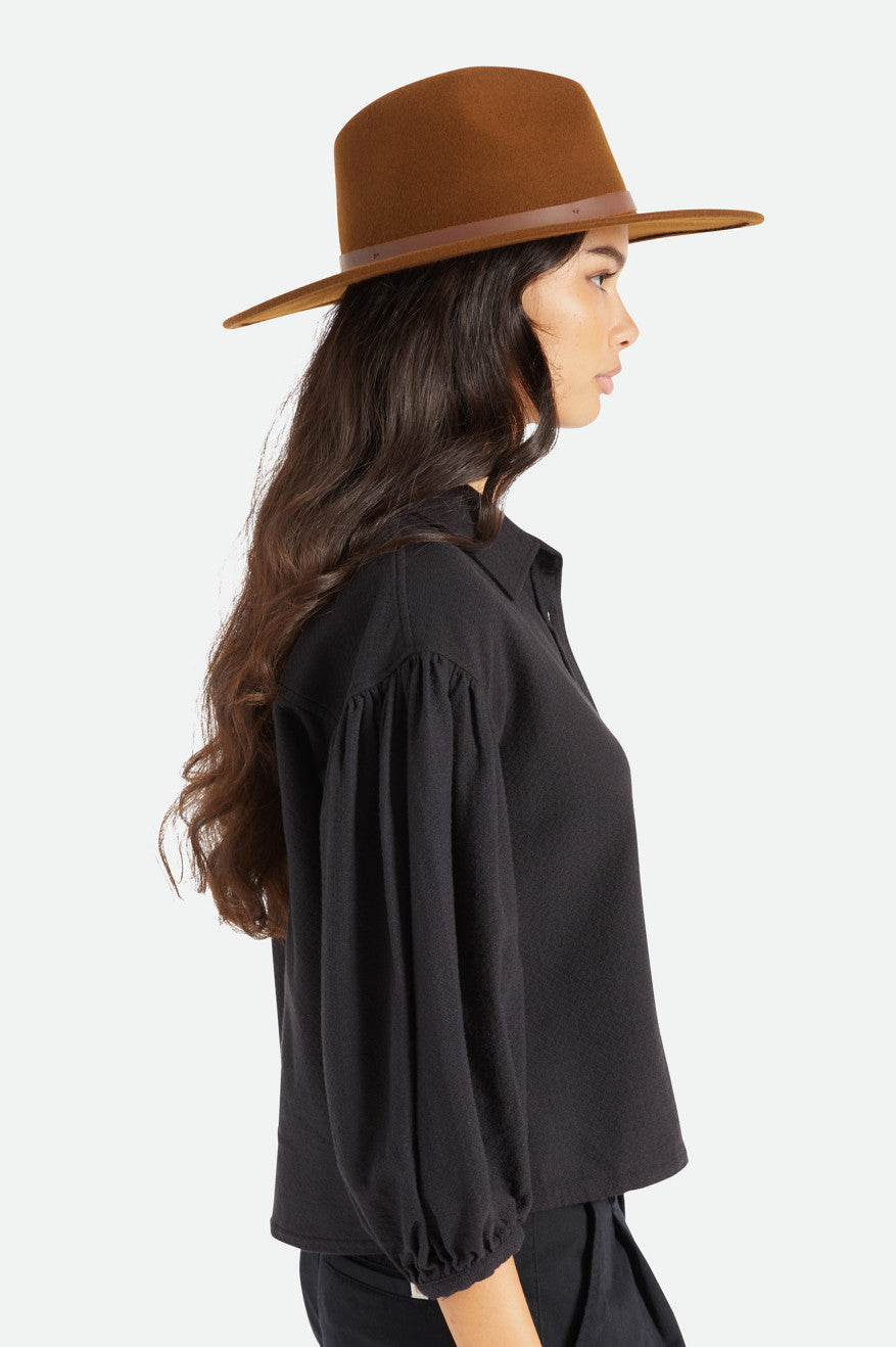 Sombreros Brixton Field Proper Hat Mujer Cafe | OASW45136