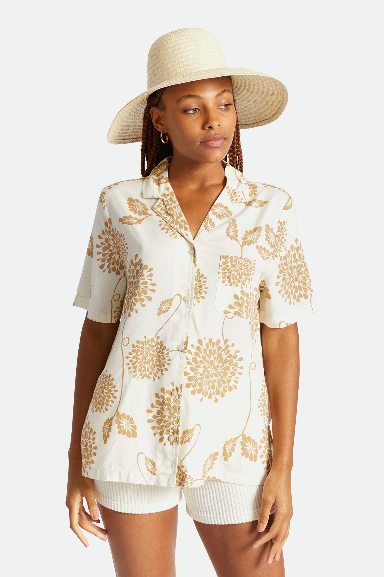 Sombreros Brixton Janae Sun Hat Mujer Beige | YUSL92681