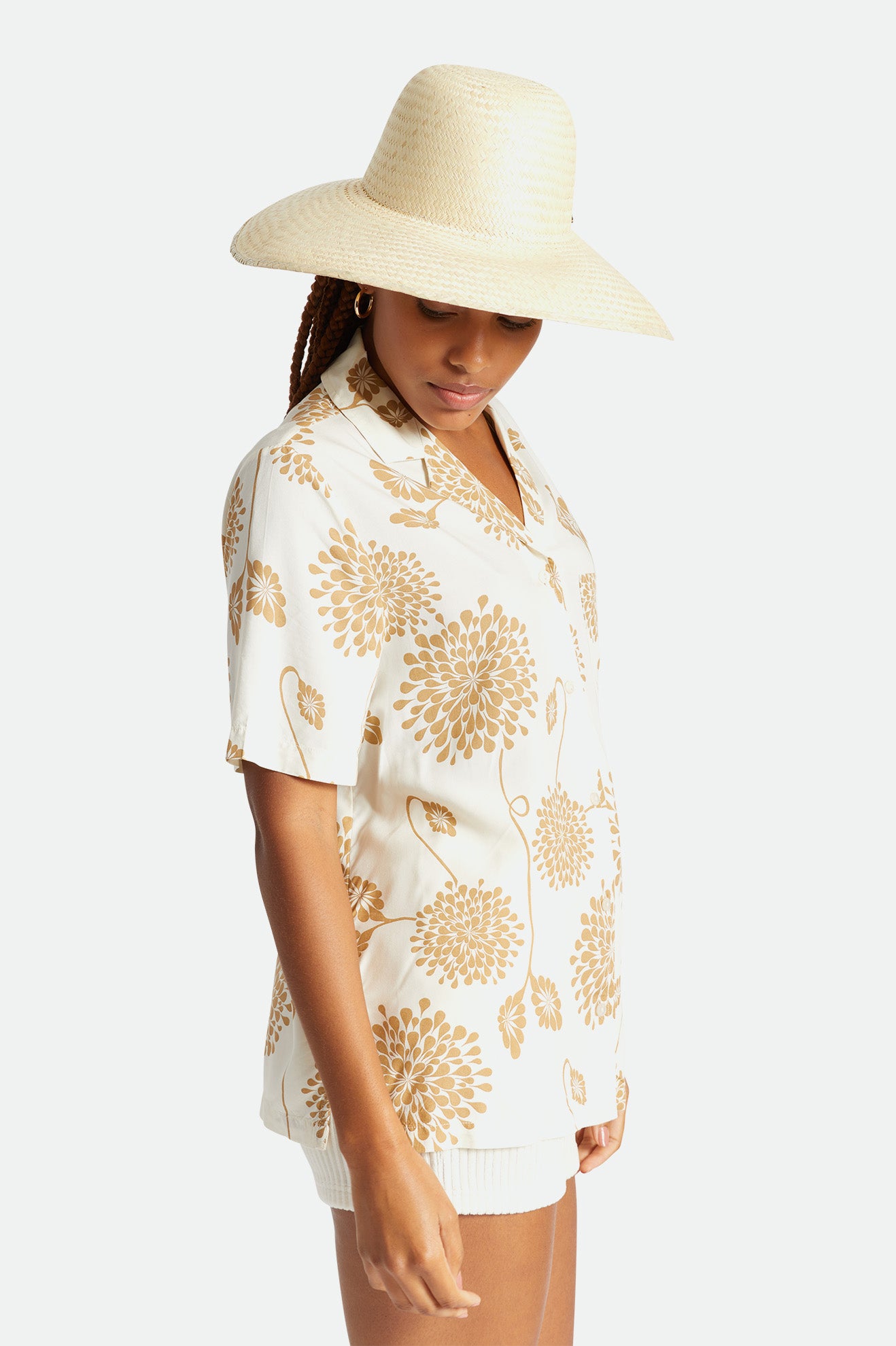 Sombreros Brixton Janae Sun Hat Mujer Beige | YUSL92681